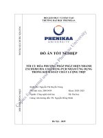 Tối Ưu hóa phương pháp phát hiện nhanh escherichia coli bằng pcr nhằm Ứng dụng trong kiểm soát chất lượng thịt