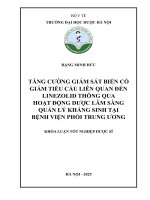 Đặng Minh Đức Tăng Cường Giám Sát Biến Cố Giảm Tiểu Cầu Liên Quan Đến Linezolid Thông Qua Hoạt Động Dược Lâm Sàng Quản Lý Kháng Sinh Tại Bệnh Viện Phổi Trung Ương Khóa Luận Tốt Nghiệp Dược Sĩ.pdf