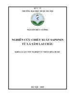 Nguyễn Đức Cường Nghiên Cứu Chiết Xuất Saponin Từ Lá Sâm Lai Châu Khóa Luận Tốt Nghiệp Cử Nhân Hóa Dược.pdf