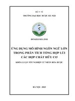 Đỗ Khánh Linh Ứng Dụng Mô Hình Ngôn Ngữ Lớn Trong Phân Tích Tổng Hợp Lùi Các Hợp Chất Hữu Cơ Khóa Luận Tốt Nghiệp Cử Nhân Hóa Dược.pdf