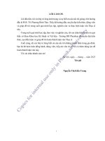 Nghiên cứu tổng hợp hạt nano kim loại (pd hoặc au) bằng phương pháp Điện hóa nhằm Ứng dụng cho cảm biến adn