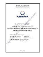 Đánh giá khả năng biểu hiện gen glycosyltransferase từ bacillus subtilis trong vi khuẩn escherichia coli bl21(de3)