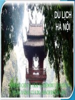 PPT Trình chiếu luận văn  HÀNH VI CHIA SẺ TRẢI NGHIỆM DU LỊCH TRÊN MẠNG XÃ HỘI CỦA DU KHÁCH ĐẾN HÀ NỘI