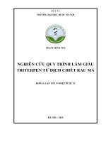 Phạm Minh Thu Nghiên Cứu Quy Trình Làm Giàu Triterpen Từ Dịch Chiết Rau Má Khóa Luận Tốt Nghiệp Dược Sĩ.pdf