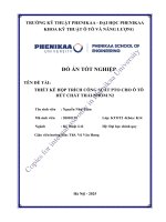 Thiết kế hộp trích công suất pto cho Ô tô hút chất thải nhóm n2