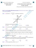 Đề Khảo Sát Chất Lượng  Môn Toán 12 năm 2025- Sở Gd Đt Nghệ An-Lần 1.Pdf