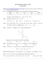 Đề thi thử lý 12 quy nhơn