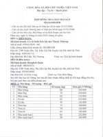 Seafood trading contract
