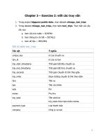 SQL - Cơ sở dữ liệu - Bài 3 - Bài tập 2