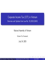 Slides bài giảng thuế tndn (cit) phục vụ kỳ thi f6 acca