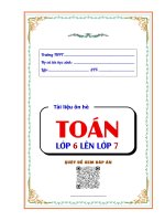 ÔN HÈ TOÁN 6 LÊN 7 - BỘ ĐỀ SỐ 2