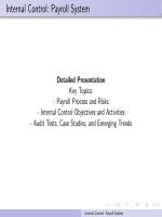Topic internal control payroll system  f8 acca