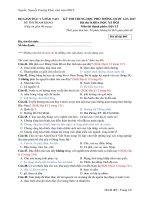 ĐỀ THI THAM KHẢO MÔN ĐỊA LÍKỲ THI TRUNG HỌC PHỔ THÔNG QUỐC GIA Bái thi: KHOA HỌC XÃ HỘIMôn thi thành phần: ĐỊA LÍ