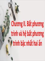 Bài 1. Bất phương trình bậc nhất hai ẩn
