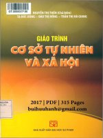 Giáo Trình Cơ Sở Tự Nhiên Và Xã Hội (Nxb Đại Học Sư Phạm 2017) - Nguyễn Thị Thấn, 315 Trang.pdf
