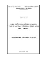 Lv Ths Khai Thác Phần Mềm Mozabook Trong Dạy Học Hình Học Trực Quan Lớp 7 Lớp 8.Docx
