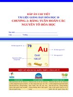 Dap an chi tiet chuong 2 hoa 10 chuong trinh moi bang tuan hoan cac nguyen to hoa hoc