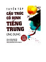 cấu trúc cố định tiếng trung t1