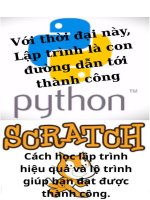 Giáo trình và hướng đi dẫn tới thành công về lập trình, tập 1: Scratch
