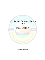 Câu hỏi Ôn tập thi giữa kì 1   ko Đa
