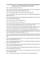 Câu hỏi bài nhớt
