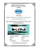 Tinh thần nhân vị trong tiểu thuyết Kín của Nguyễn Đình Tú