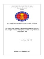 Vai trò của Đảng CSVN trong đối ngoại