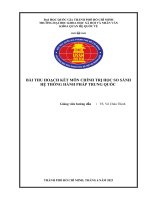 Chính trị học so sánh