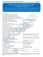 Bài tập VẬT LÝ 12 ÔN THI ĐẠI HỌC Chương 2: Sóng cơ. Bài 1 Mở đầu về sóng cơ, phương trình sóng cơ PHẦN 1