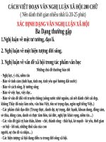 Cách viết Đoạn văn nghị luận xã hội 200 chữ