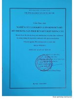 Tóm tắt: Nghiên cứu làm khô và ổn định bùn hồ đô thị bằng sân phơi bùn kết hợp trồng cây