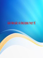 Bài 3. GIẢI BÀI TẬP TAM GIÁC