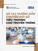 Sổ tay Chuyển đổi số cho Tiểu thương chợ truyền thống