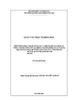 Luận văn thạc sĩ phân tích thực trạng năng lực cạnh tranh tại công ty tnhh một thành viên chế tạo Động cơ vinappro và xây dựng một số giải pháp Để nâng cao năng lực cạnh tranh