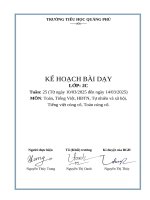 Kế hoạch bài dạy tuần 25   copy