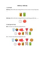 Khối trụ, khối cầu lớp 2