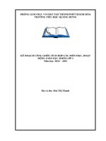 Kh lồng ghép, tích hơp khối 2