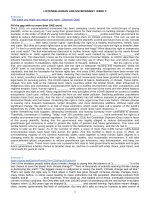 In week 5 listening human and environment Đề gửi trang final