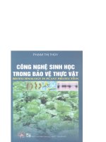 cong nghệ sinh học trong bảo vệ thực vật phạm thị thuy pdf