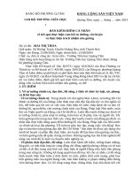 Loan Đảng viên  bản kiểm Điểm  nhận xét