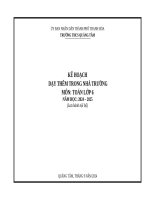 Kế hoạch dạy thêm toán 6 năm 24 25