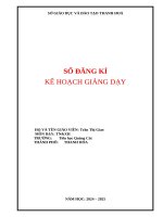 Kế hoach  tuan 16,17,