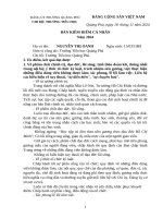 Kiểm Điểm Đảng viên 2022  oanh