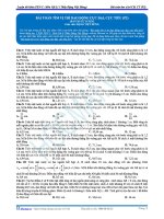 Bài tập VẬT LÝ 12 ÔN THI ĐẠI HỌC Chương 2: Sóng cơ. Bài 10 Bài toán về số điểm Cực Đại, Cực Tiểu PHẦN 5 thầy ĐẶNG VIỆT HÙNG
