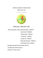 Thể loại  truyện cười