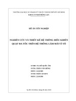 Nghiên cứu và thiết kế hệ thống Điều khiển quạt Đa tốc trên hệ thống làm mát Ô tô
