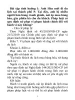 Quản lí nhà nước về dl