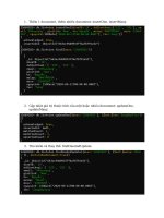 Ôn tập CUỐI KỲ môn Hệ quản trị cơ sở dữ liệu NoSQL MongoDB