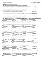 Unit 3    practice test kt