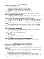 Ôn khoa học kì 2
